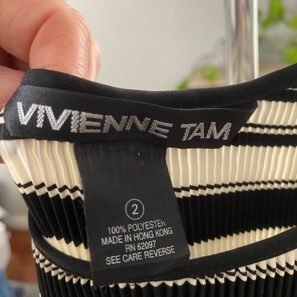 Vivienne Tam black and white dress - Picture 3 of 3